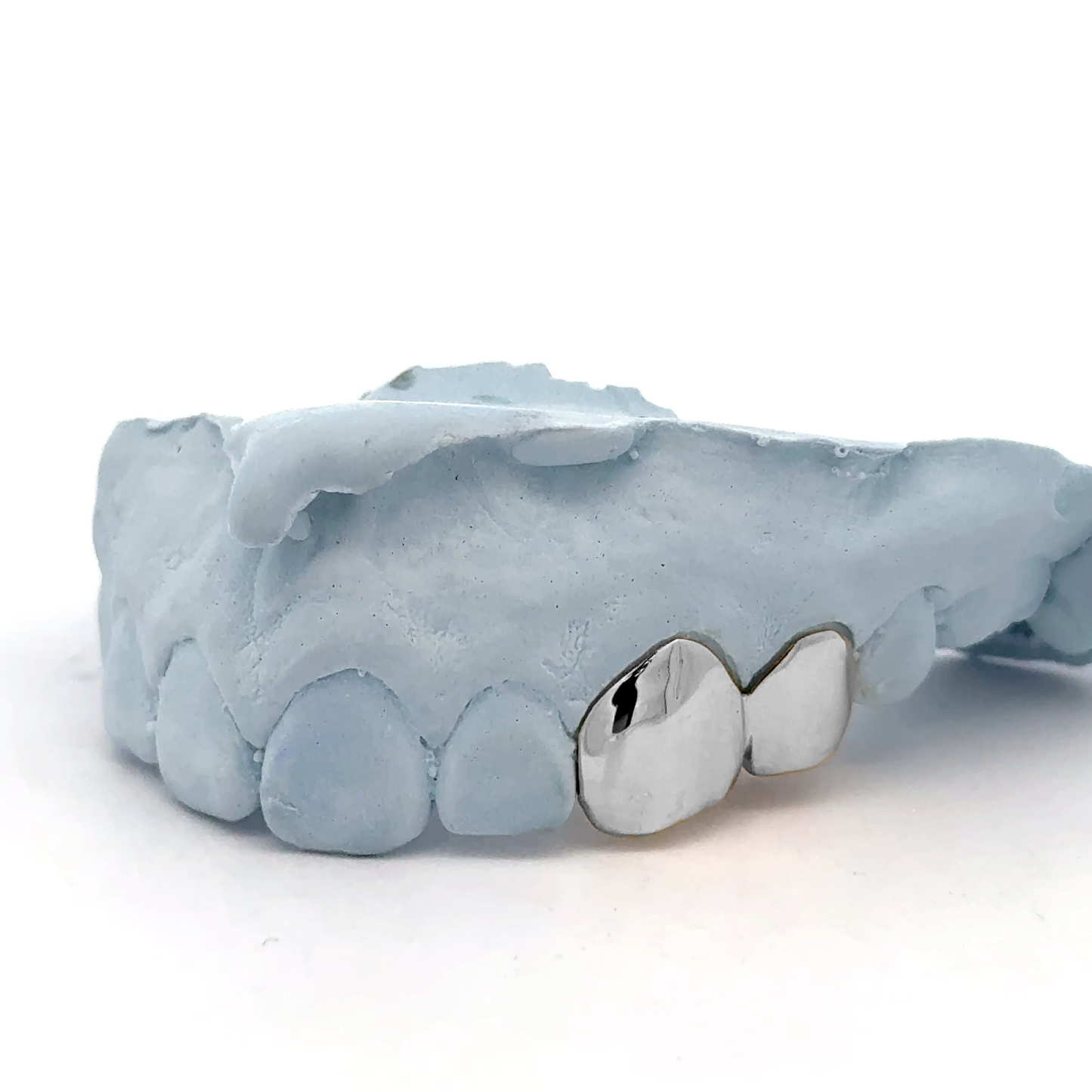 Custom 2 Teeth - Solid & Solid Face Grillz