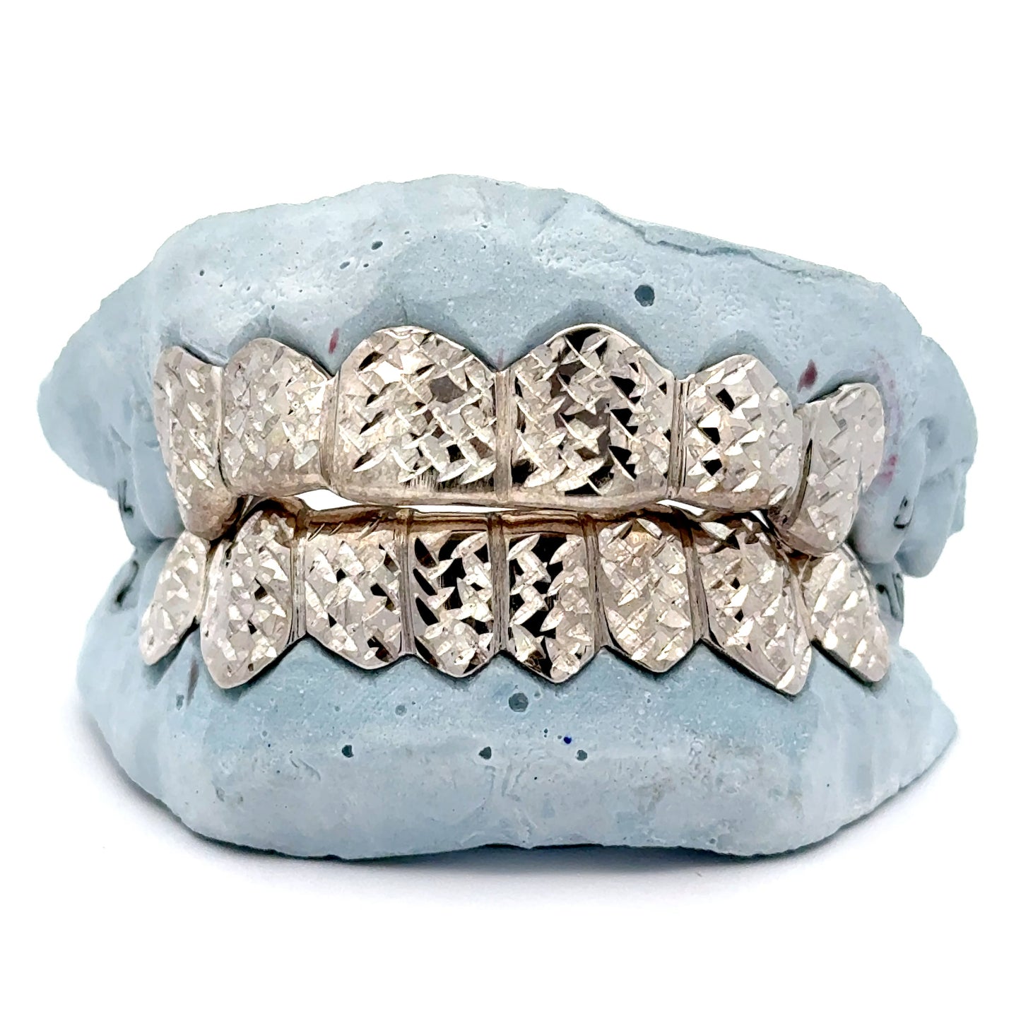 Custom Cross Diamond Cut Gold Grillz [SG005]