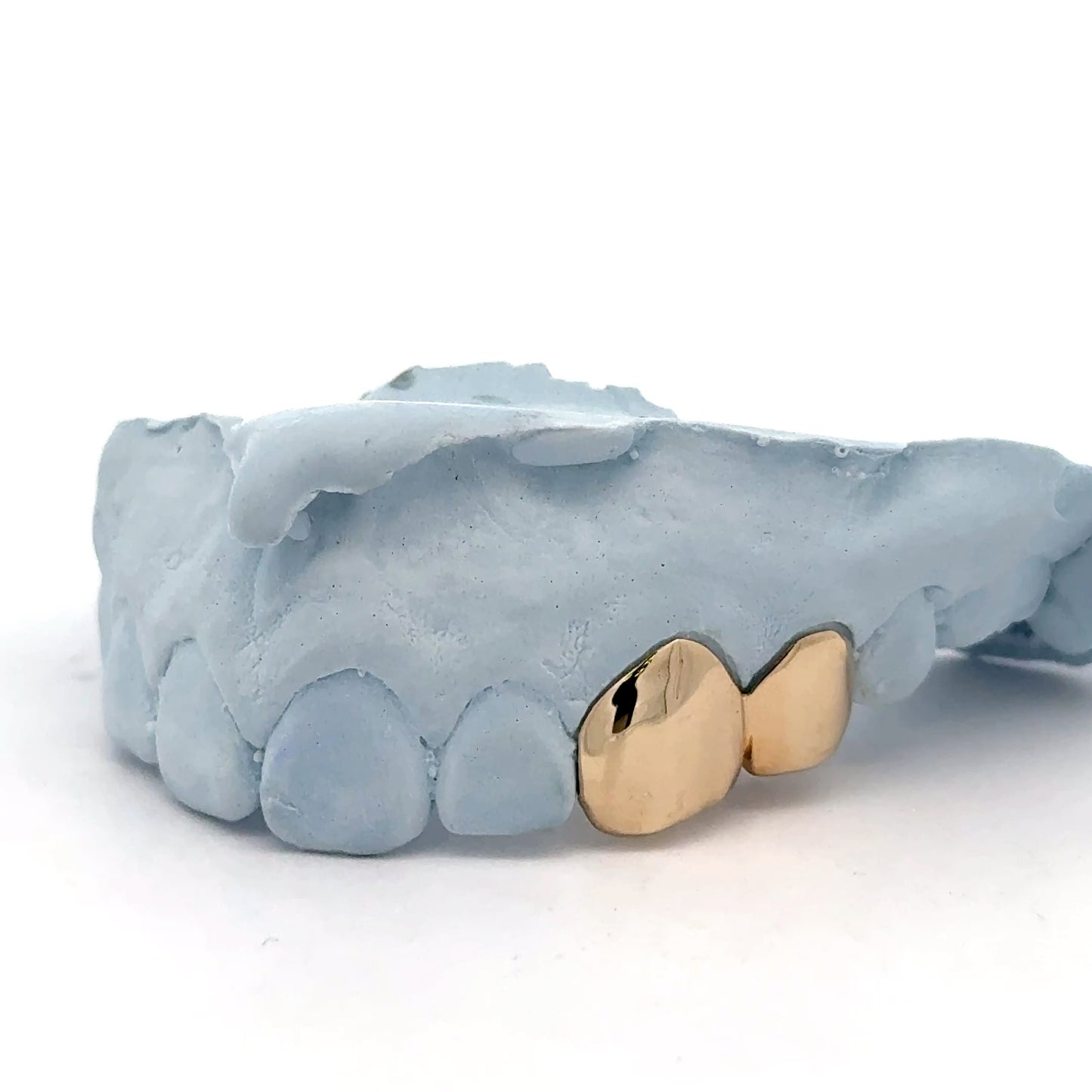 Custom 2 Teeth - Solid & Solid Face Grillz